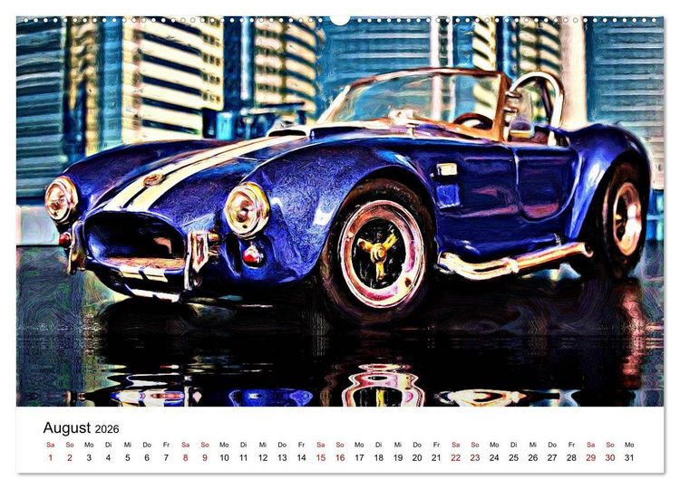 Produktbild: Surreale Autowelten (Wandkalender 2026 DIN A2 quer), CALVENDO Monatskalender