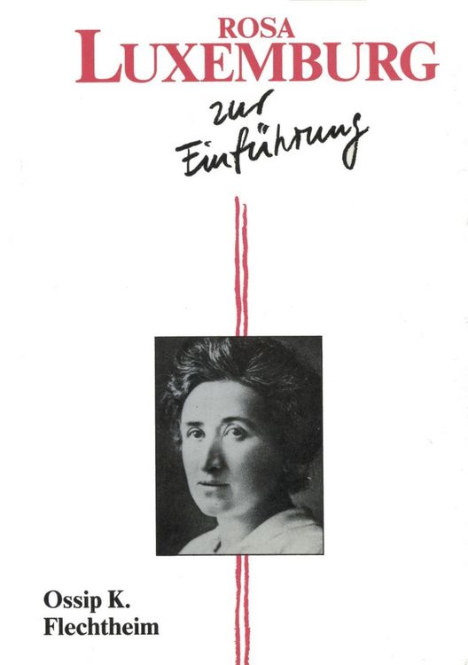Produktbild: Rosa Luxemburg zur Einf&uuml;hrung