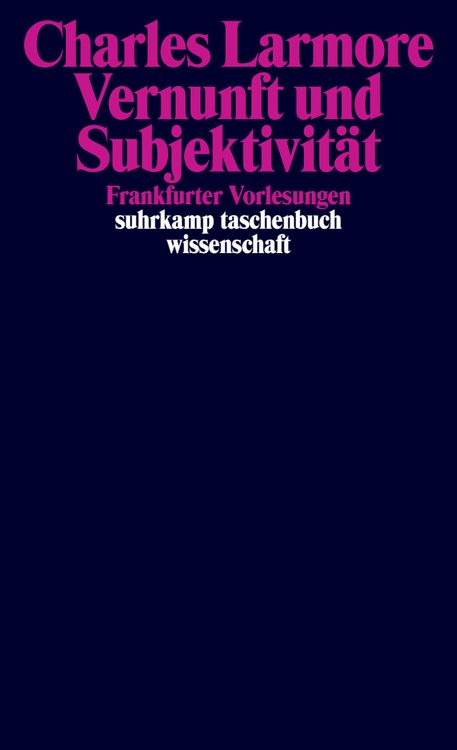 Produktbild: Vernunft und Subjektivit&auml;t