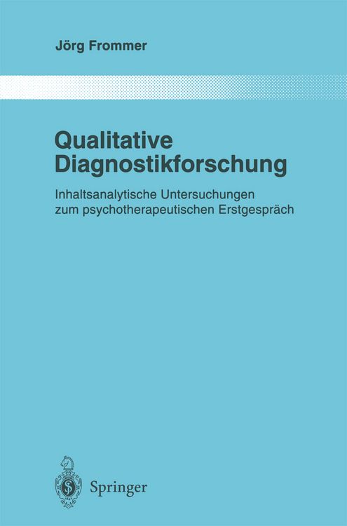 Produktbild: Qualitative Diagnostikforschung