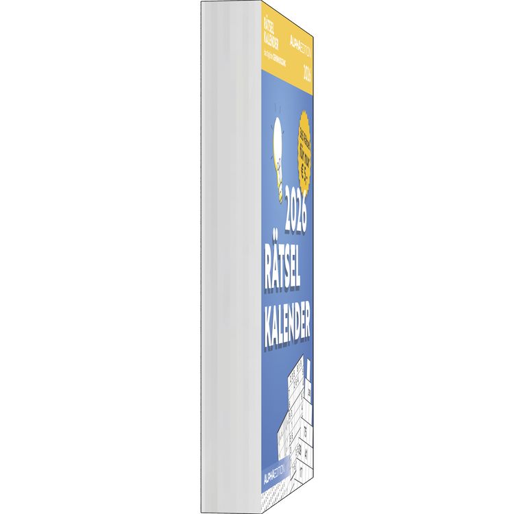 Produktbild: Rätselkalender 2026 Tagesabreißkalender - 11,8x15,9 - Rätselkalender - Knobelkalender - Tischkalender