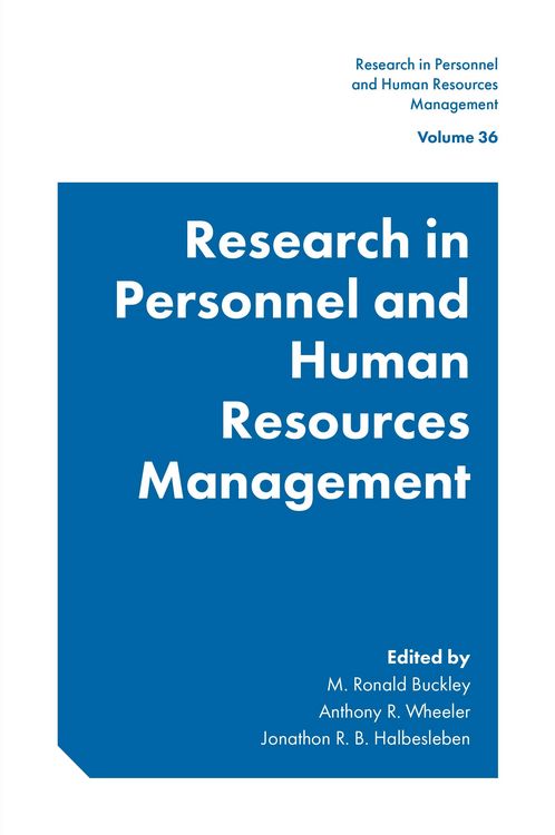 Produktbild: Research in Personnel and Human Resources Management