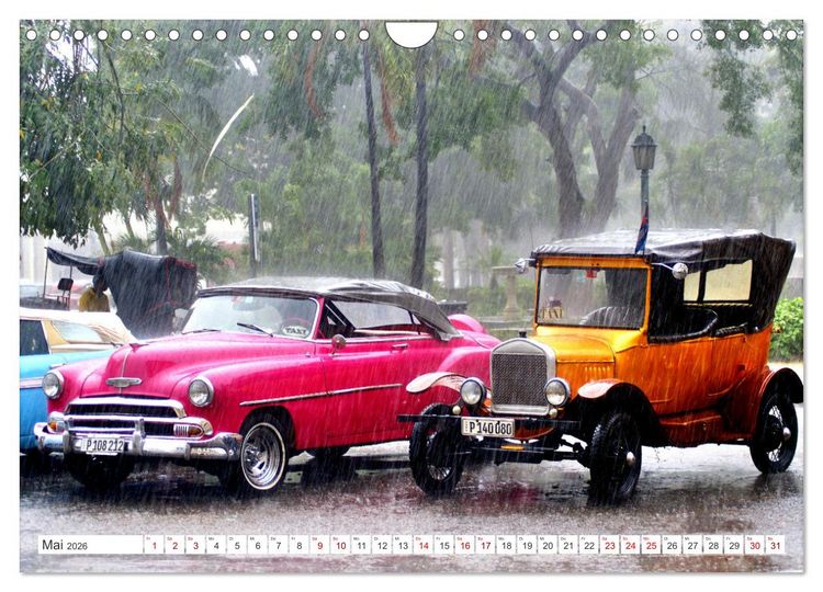 Produktbild: Tin Lizzie - Ford Modell T in Kuba (Wandkalender 2026 DIN A4 quer), CALVENDO Monatskalender