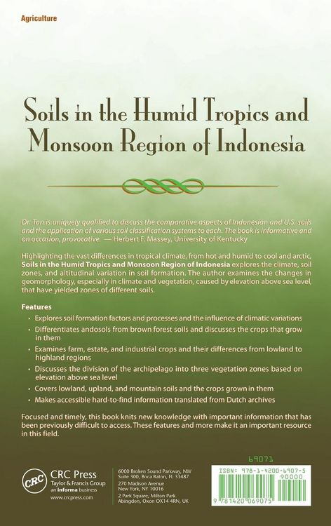 Produktbild: Soils in the Humid Tropics and Monsoon Region of Indonesia