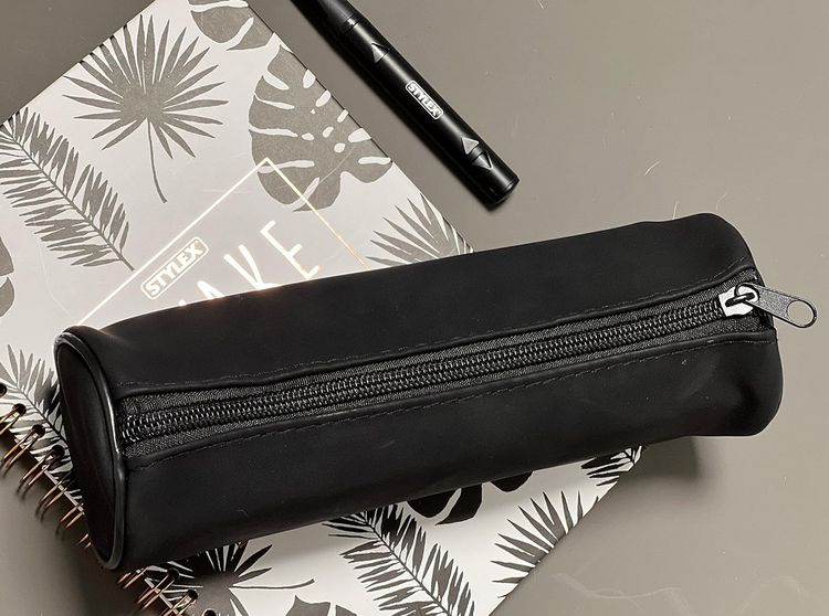 Produktbild: Stylex Faulenzer, schwarz, Veloursoptik