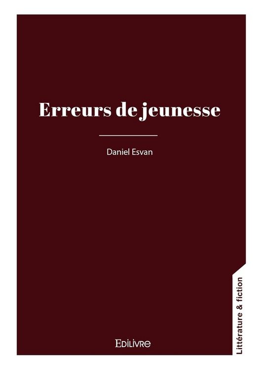 Produktbild: Erreurs de jeunesse