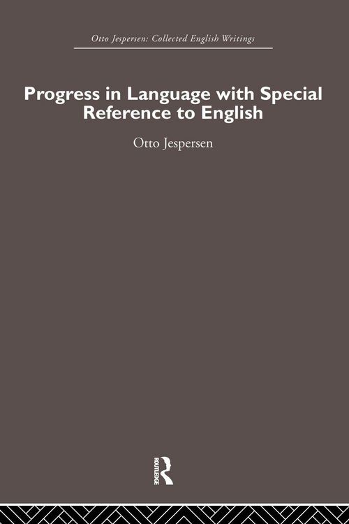 Produktbild: Progress in Language, with special reference to English