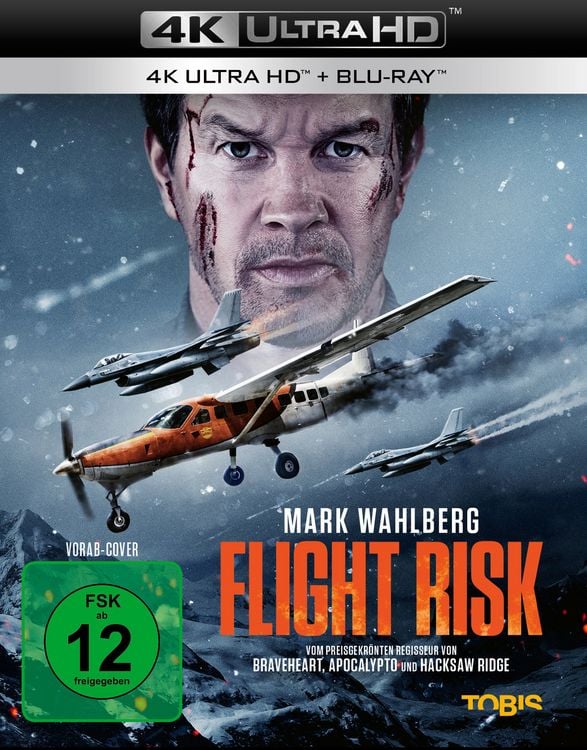 Produktbild: Flight Risk (4K Ultra HD) (+ Blu-ray)