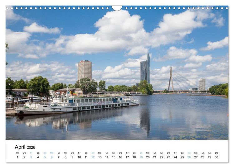 Produktbild: Riga - Metropole des Baltikums (Wandkalender 2026 DIN A3 quer), CALVENDO Monatskalender