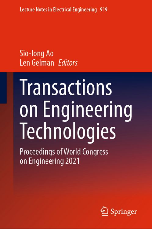 Produktbild: Transactions on Engineering Technologies