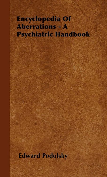 Produktbild: Encyclopedia Of Aberrations - A Psychiatric Handbook