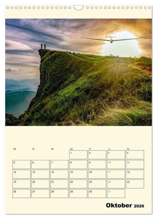 Produktbild: Segelfliegen - dem Himmel ganz nah (Wandkalender 2026 DIN A3 hoch), CALVENDO Monatskalender