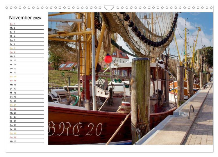 Produktbild: Ostfriesland - maritim pur (Wandkalender 2026 DIN A3 quer), CALVENDO Monatskalender