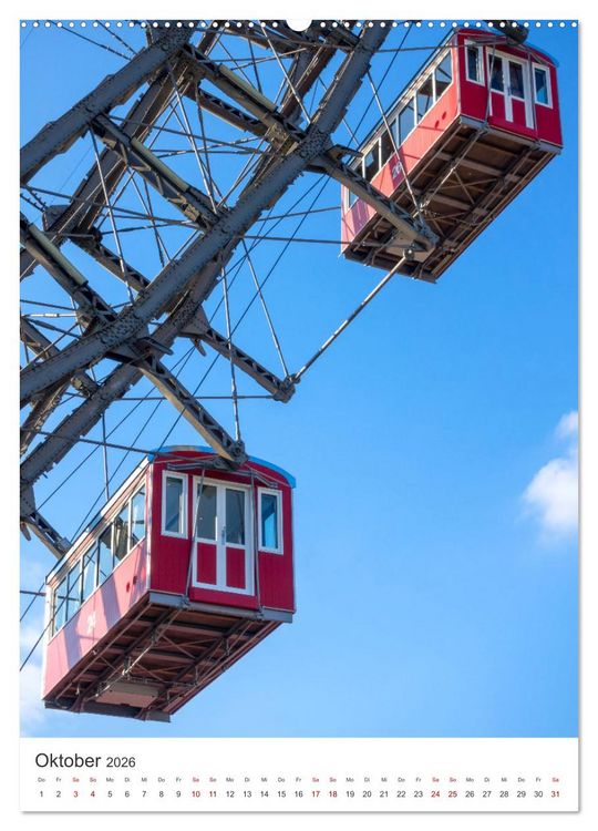 Produktbild: Ach du sch&ouml;nes Wien (Wandkalender 2026 DIN A2 hoch), CALVENDO Monatskalender