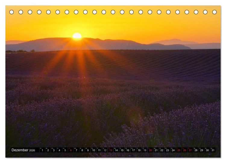 Produktbild: Lavendel (Tischkalender 2026 DIN A5 quer), CALVENDO Monatskalender