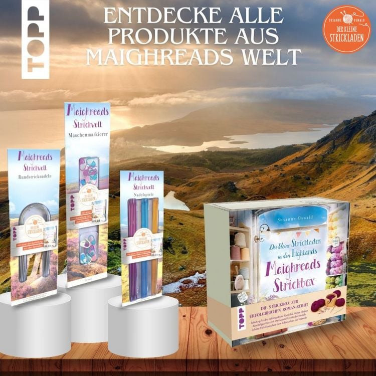 Produktbild: Der kleine Strickladen - Maighreads Maschenmarkierer. Mit Strickanleitung f&uuml;r eine M&uuml;tze und Handstulpen