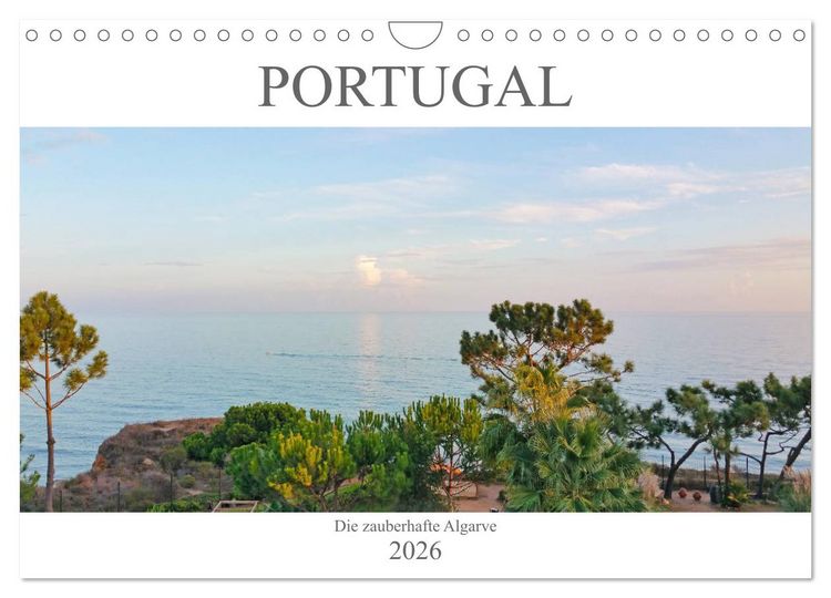 Produktbild: Portugals zauberhafte Algarve (Wandkalender 2026 DIN A4 quer), CALVENDO Monatskalender