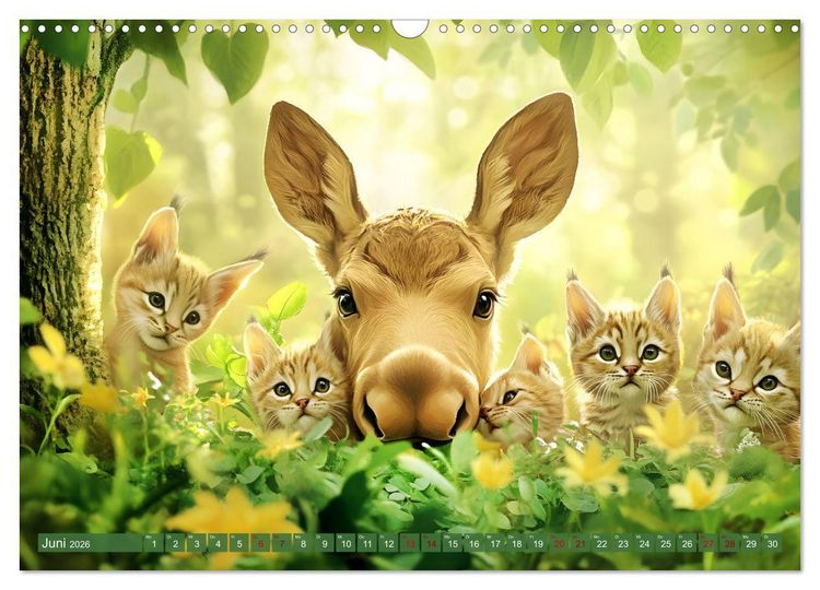 Produktbild: Emil und die Wunder der Natur (Wandkalender 2026 DIN A3 quer), CALVENDO Monatskalender