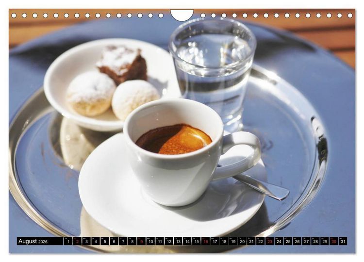 Produktbild: Espressozeit (Wandkalender 2026 DIN A4 quer), CALVENDO Monatskalender