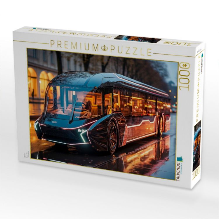 Produktbild: CALVENDO Puzzle Busse | 1000 Teile Lege-Gr&ouml;&szlig;e 64x48cm Foto-Puzzle f&uuml;r gl&uuml;ckliche Stunden