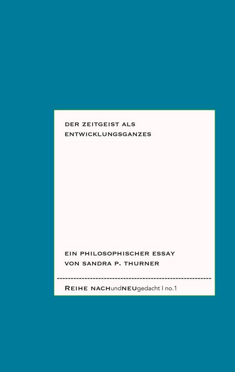 Produktbild: Der Zeitgeist als Entwicklungsganzes