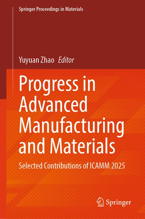Produktbild: Progress in Advanced Manufacturing and Materials