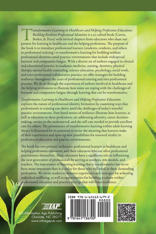 Produktbild: Transformative Learning in Healthcare and Helping Professions Education
