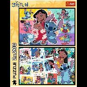 Produktbild: Puzzle 2x200 - Lilo und Stitch