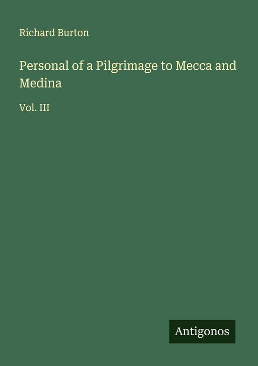Produktbild: Personal of a Pilgrimage to Mecca and Medina