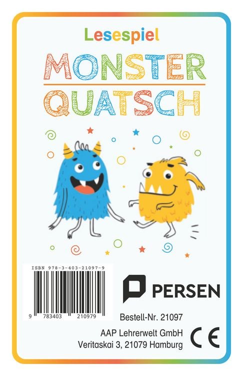 Produktbild: Lesespiel Monster-Quatsch