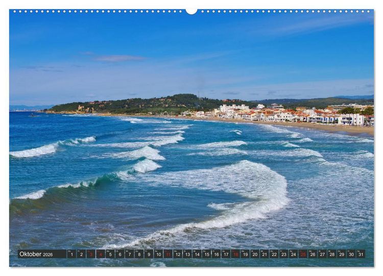 Produktbild: Costa de Ponent - Unterwegs zwischen Barcelona und Tarragona (Wandkalender 2026 DIN A2 quer), CALVENDO Monatskalender
