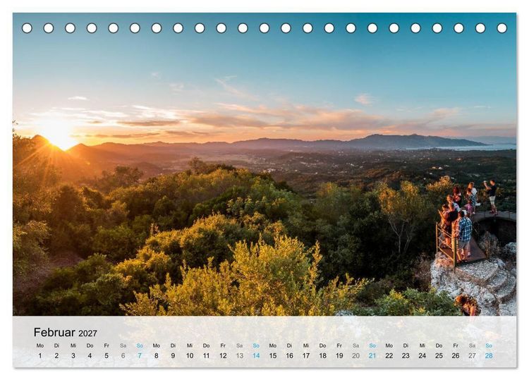 Produktbild: Insel Korfu - Trauminsel im Ionischen Meer (Tischkalender 2027 DIN A5 quer), CALVENDO Monatskalender