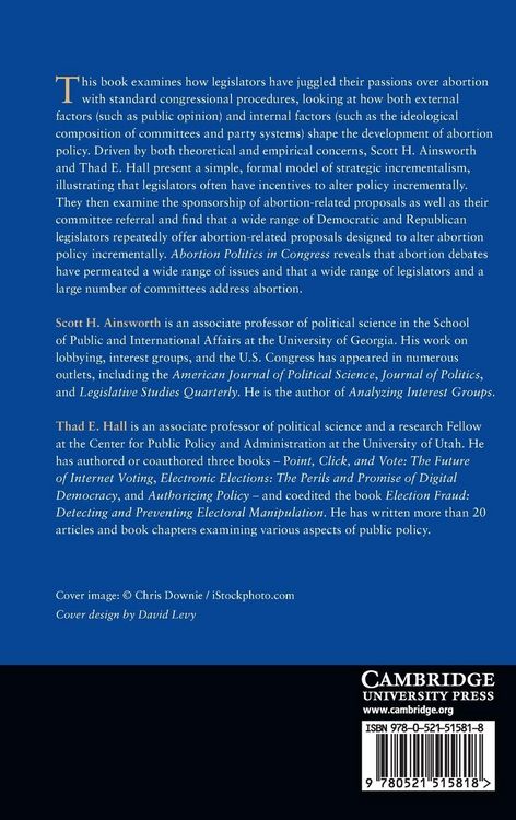 Produktbild: Abortion Politics in Congress