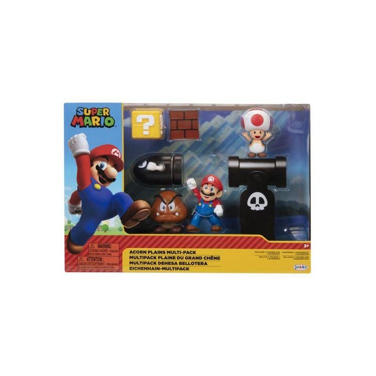 Produktbild: Nintendo Super Mario Acorn Plains Multi-Pack, 6,5 cm