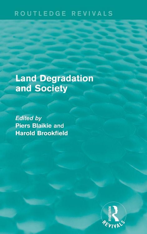 Produktbild: Land Degradation and Society