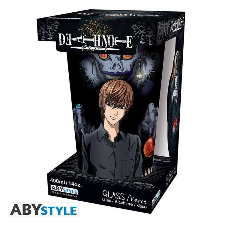 Produktbild: DEATH NOTE - Large Glass - 400ml - Light & Misa