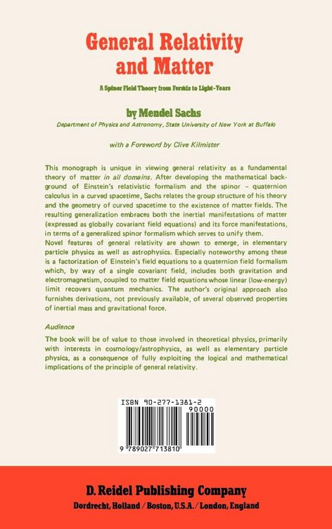 Produktbild: General Relativity and Matter