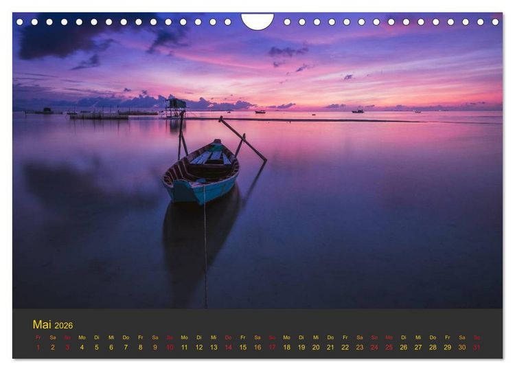 Produktbild: Morgend&auml;mmerung (Wandkalender 2026 DIN A4 quer), CALVENDO Monatskalender