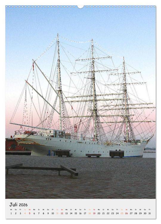 Produktbild: Stralsund - Altstadt und Hafen (Wandkalender 2026 DIN A2 hoch), CALVENDO Monatskalender