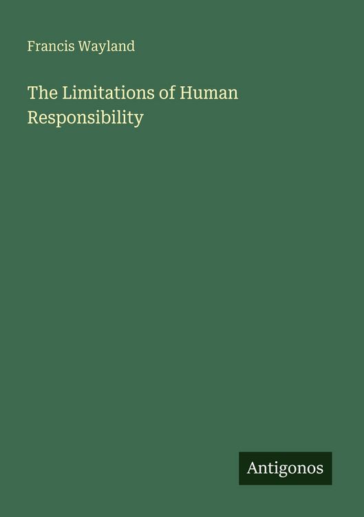 Produktbild: The Limitations of Human Responsibility