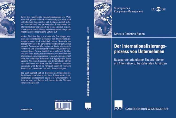 Produktbild: Der Internationalisierungsprozess von Unternehmen