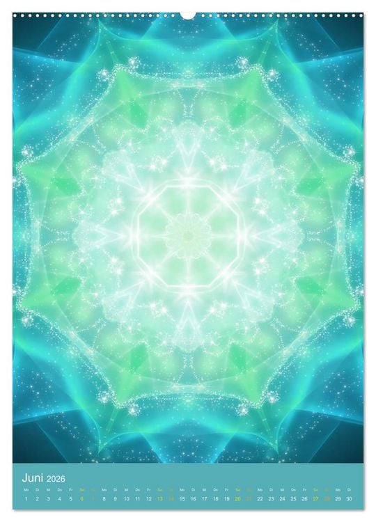 Produktbild: Lichtvolle Mandalas (Wandkalender 2026 DIN A2 hoch), CALVENDO Monatskalender