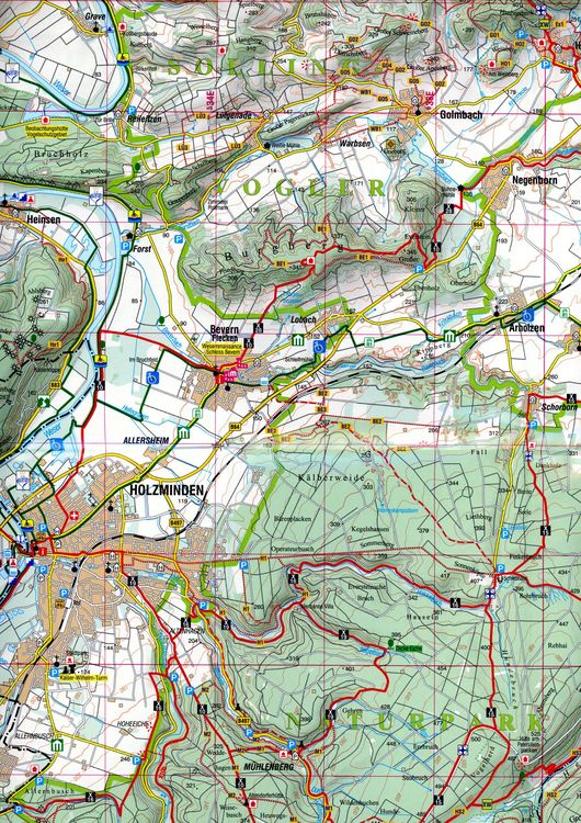 Produktbild: Weserbergland S&uuml;dlicher Teil