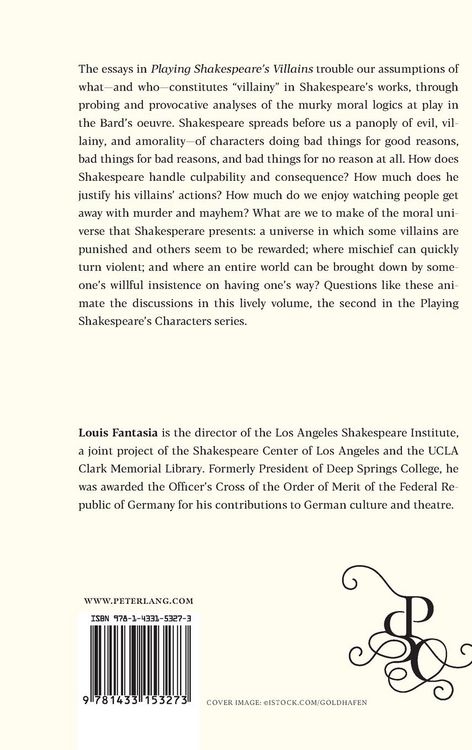 Produktbild: Playing Shakespeare's Villains