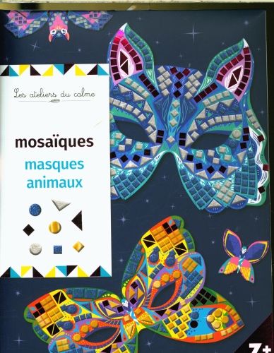 Produktbild: Mosa&iuml;ques masques animaux : pochette avec accessoires