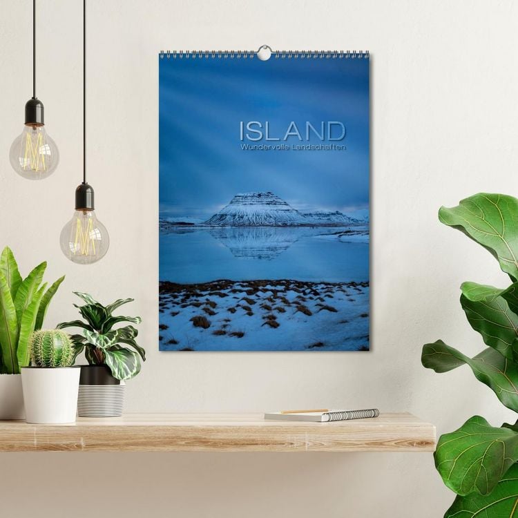 Produktbild: Island - Wundervolle Landschaften (Wandkalender 2026 DIN A3 hoch), CALVENDO Monatskalender