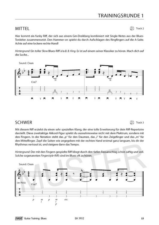 Produktbild: Guitar Training Blues + CD + DVD