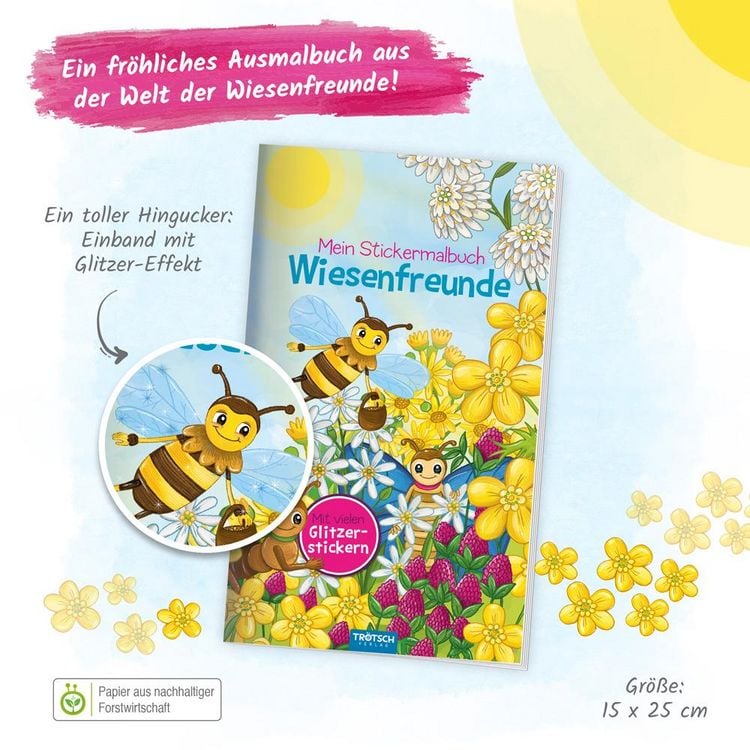 Produktbild: Tr&ouml;tsch Wiesenfreunde Ausmalbuch