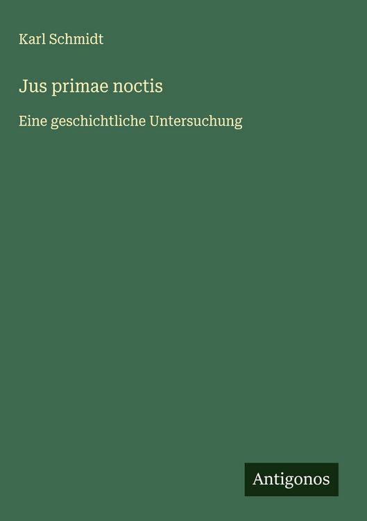 Produktbild: Jus primae noctis