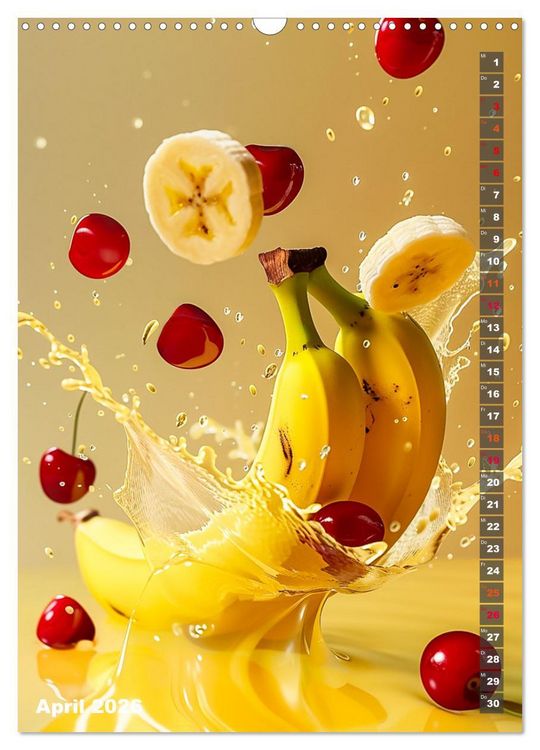 Produktbild: Fr&uuml;chtetraum - Jeden Monat eine fruchtige &Uuml;berraschung (Wandkalender 2026 DIN A3 hoch), CALVENDO Monatskalender